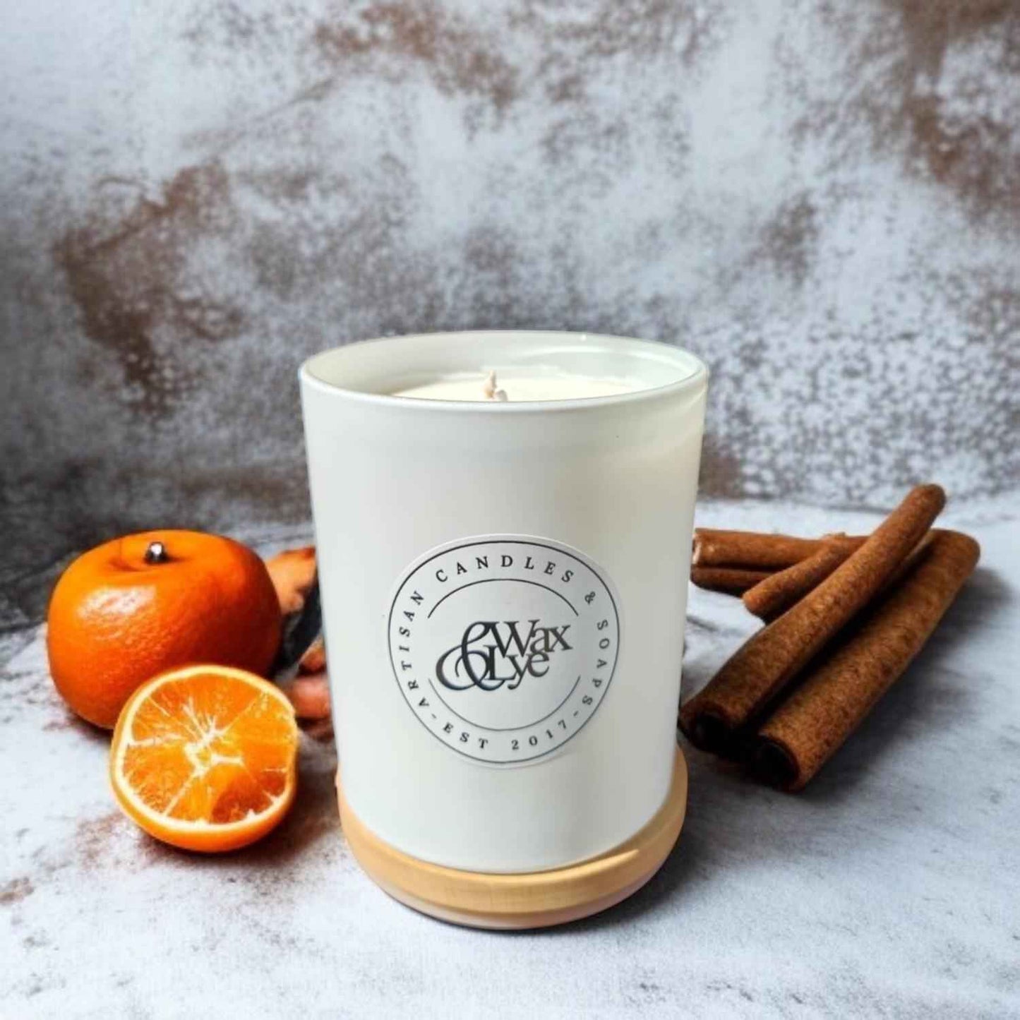 Orange & Cinnamon Candles