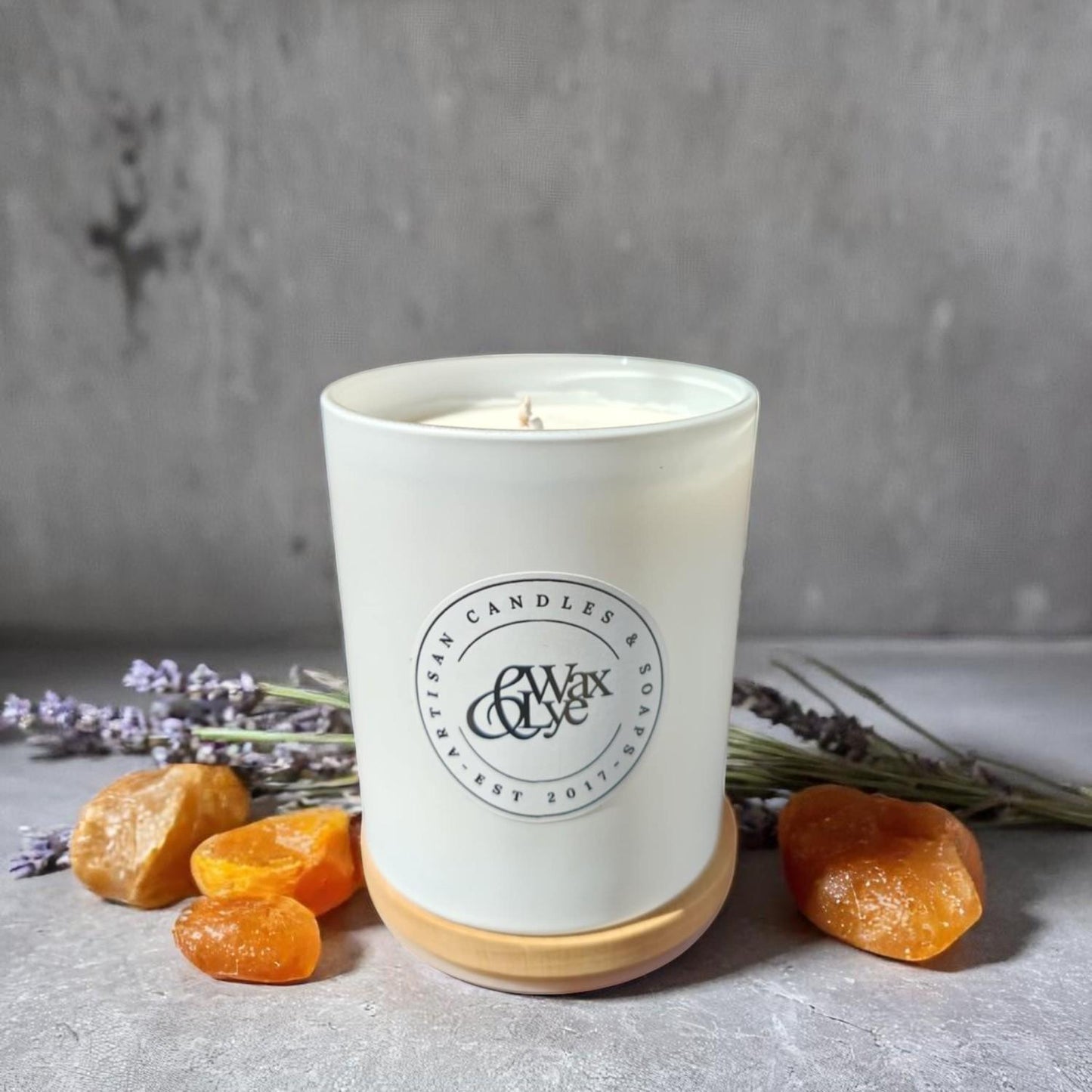 Black Amber & Lavender Candles