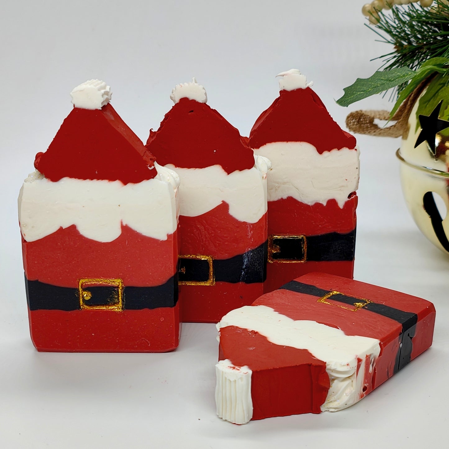 Here Comes Santa Claus! Frosted Soap