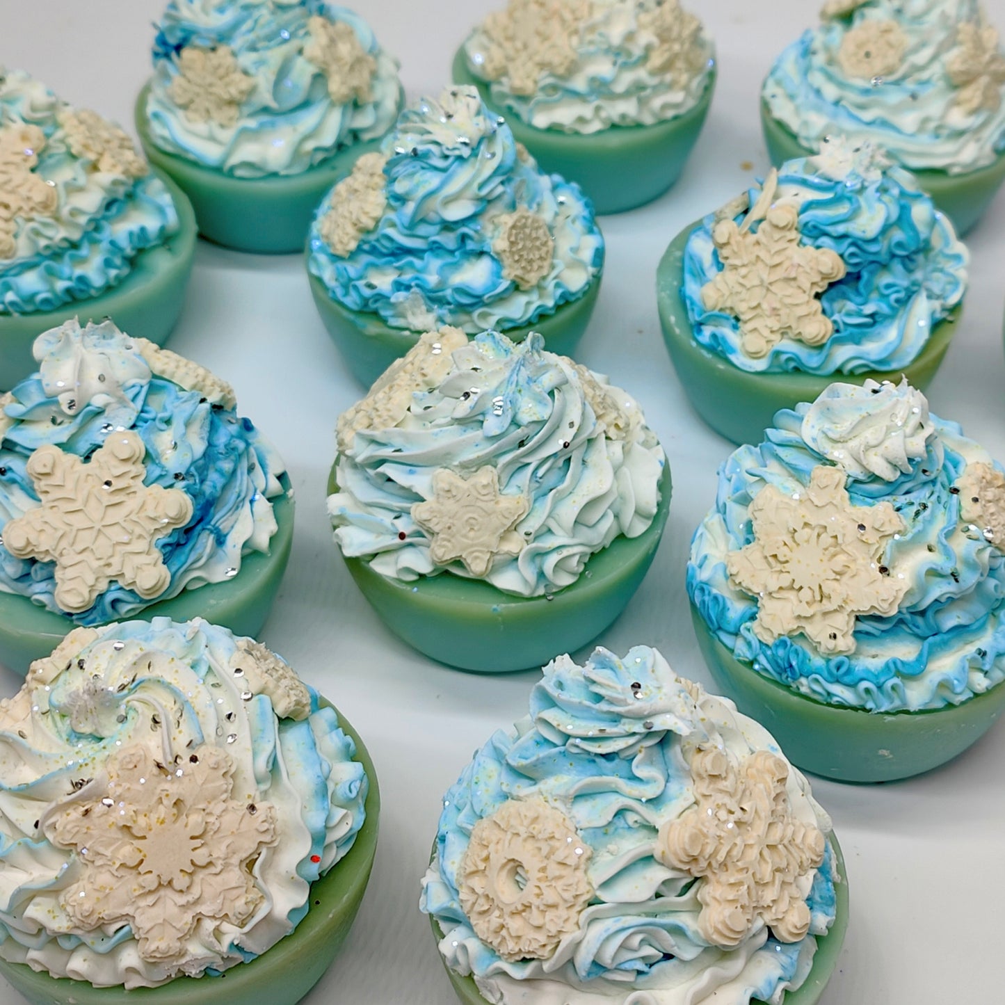 Let it Snow! Cupcake Soap