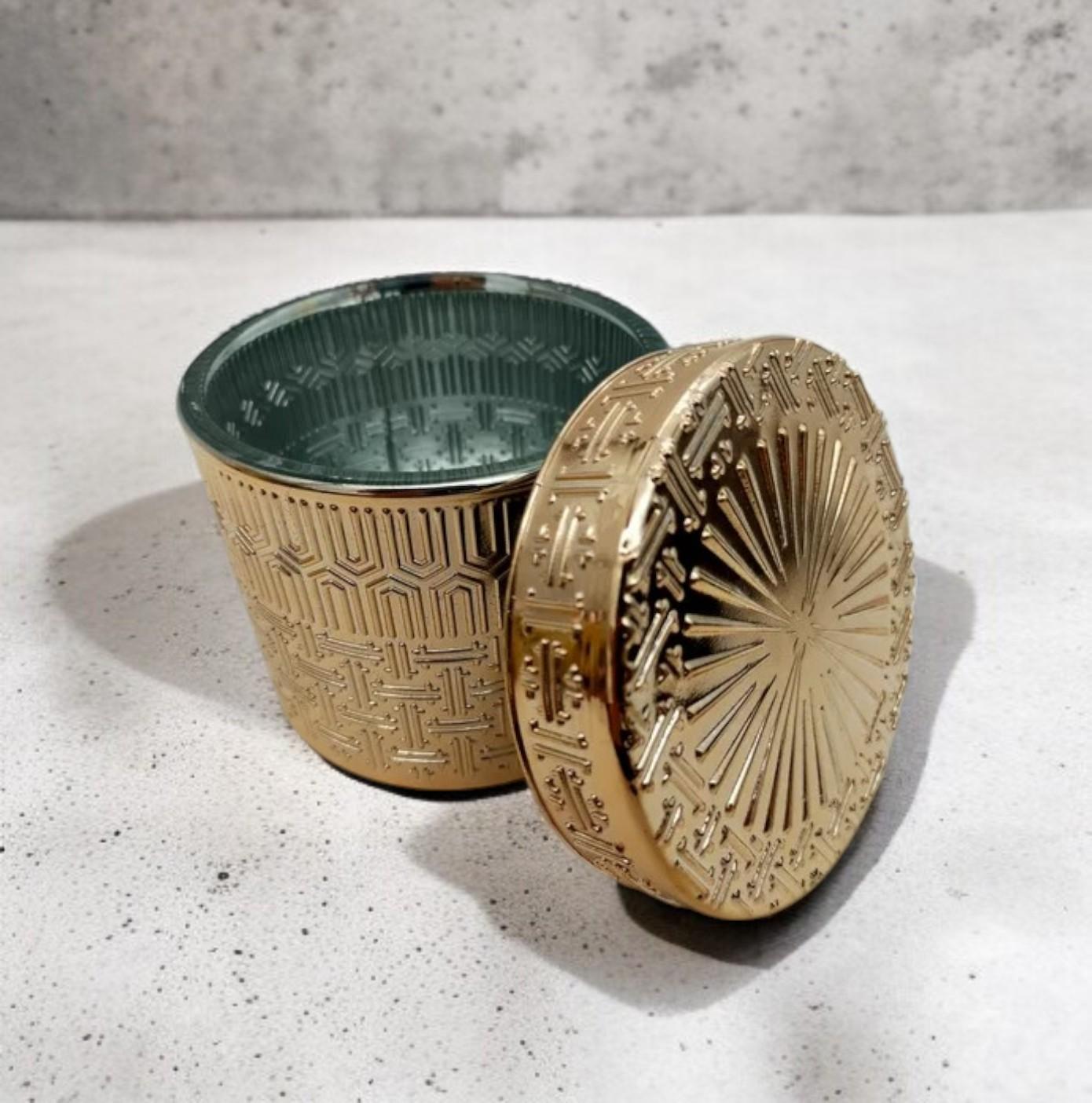 Art Deco Rose Gold Candles