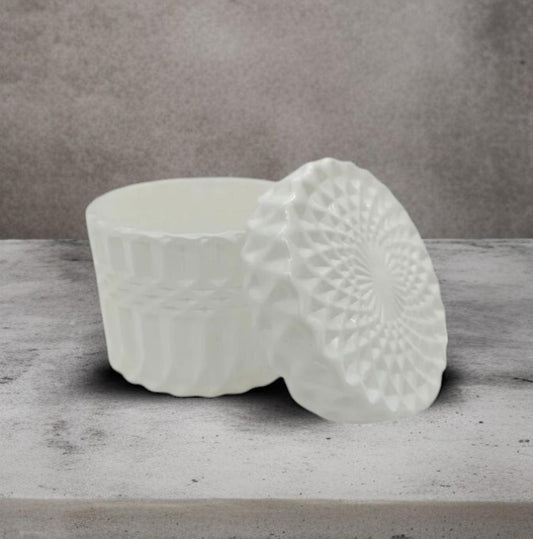 White Spiral Candles