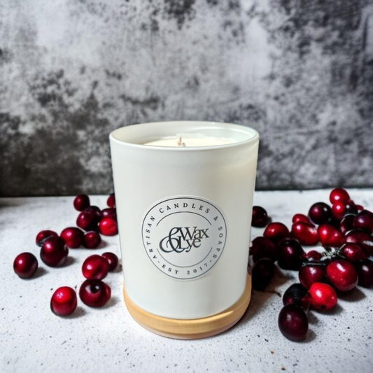 Autumn Cranberry Candles