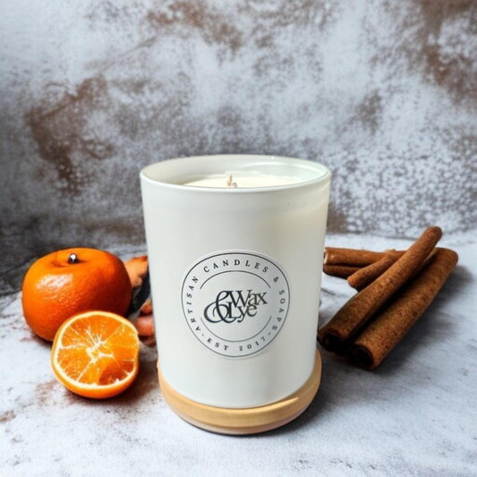 Orange Peel & Cinnamon Candles