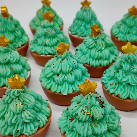 Christmas Tree Cupcake Soap