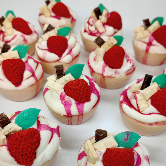 Strawberry Cupcake Soaps