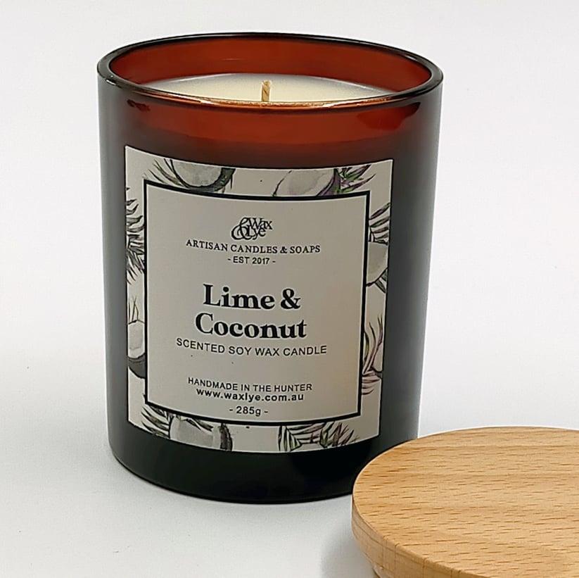 Lime & Coconut Candles