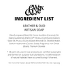 Leather & Oud Artisan Soap