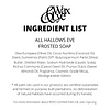 All Hallows Eve Frosted Soap